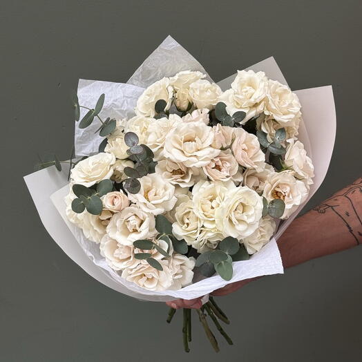 10 Rosas Pitimini Blancas