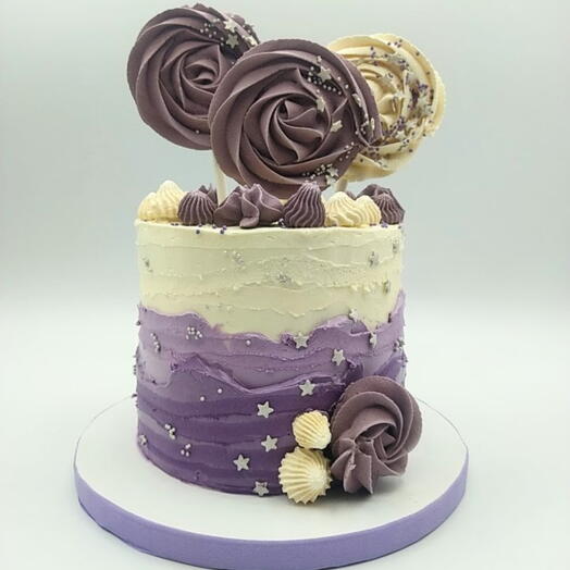 Tarta Mar Morada con Piruletas 15 raciones