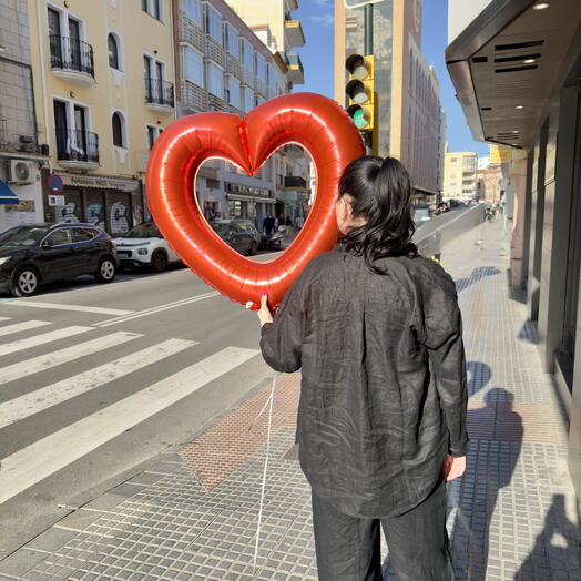 Corazon Rojo Metalico – 60 cm
