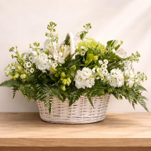 Cesta de flores Asturias