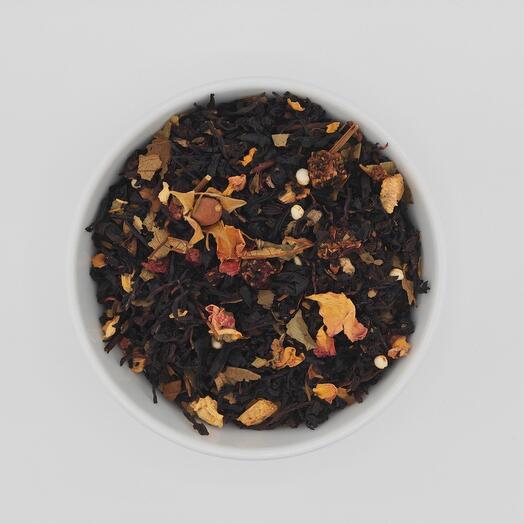 Te negro Fresa y ruibarbo