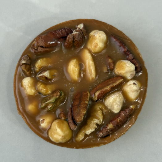 Tartaletas con nueces y caramelo