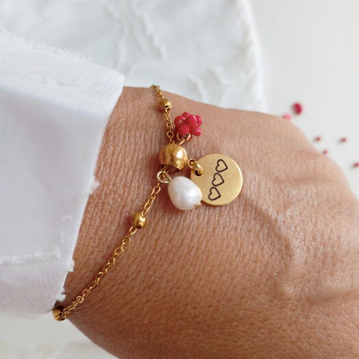 Pulsera RED ROSE Personalizada