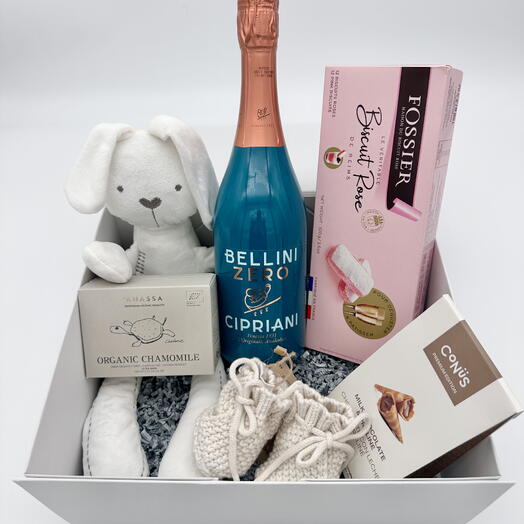 Cesta de regalo para bebé recién nacido
