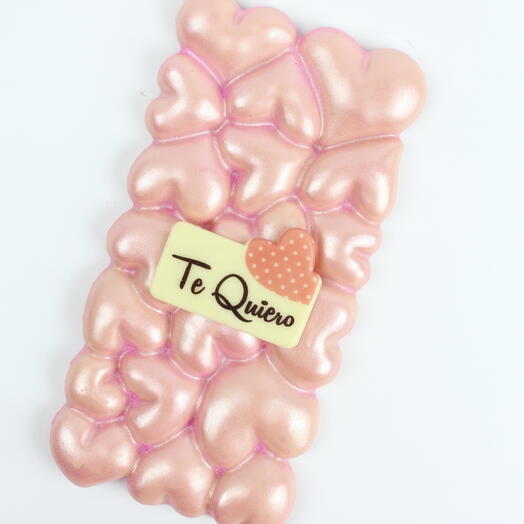 Te quiero handmade white tablet chocolate