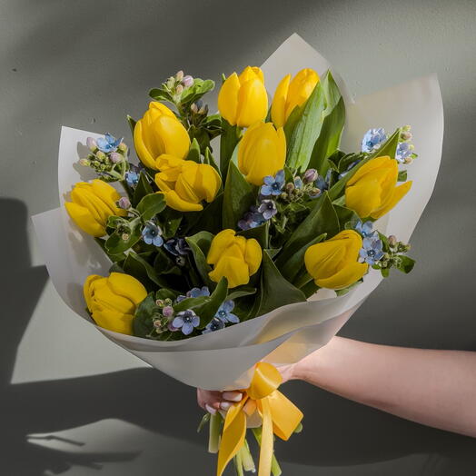 Tulipanes con Oxypetalum