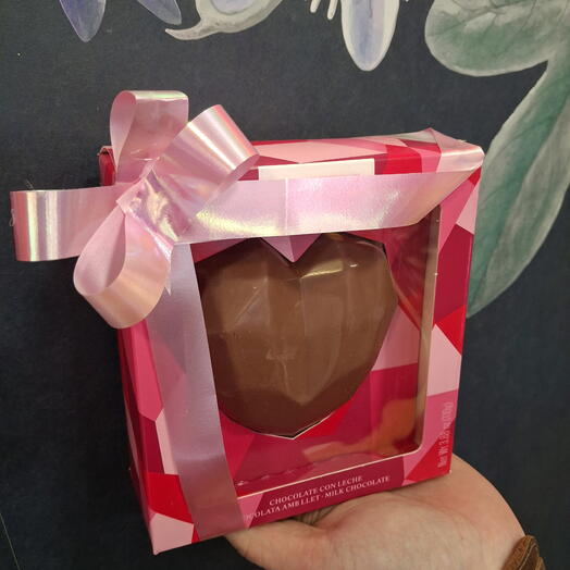Corazon de chocolate 3D
