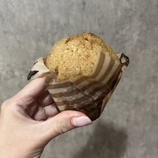 Muffins integrales de trigo sarraceno y choco negro