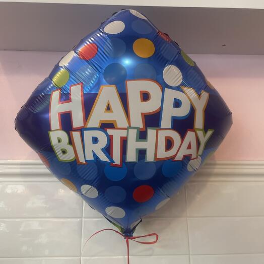 Globo happy azul 45cm