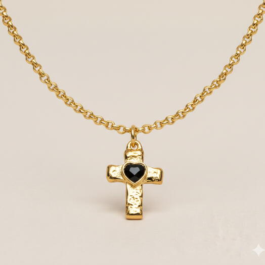 Cidade - Collar Cruz Dorado