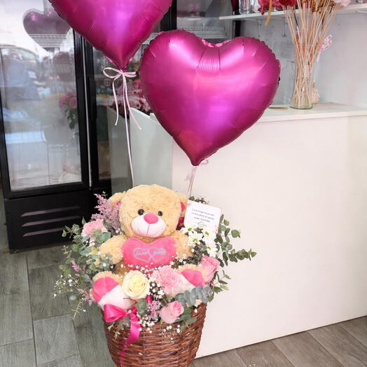 Cesta Suspiro Floral