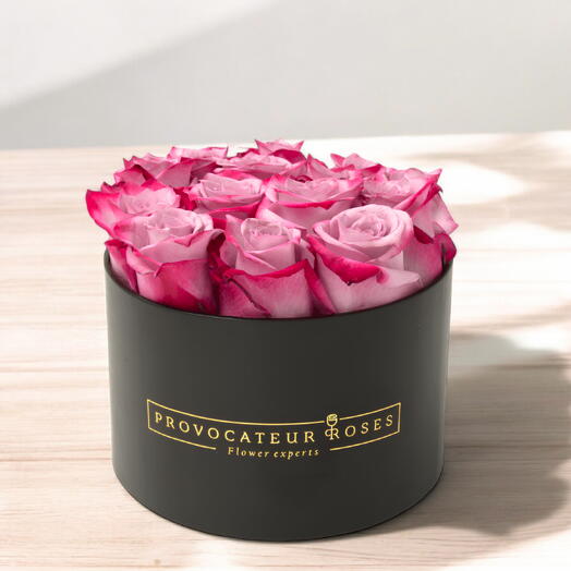 Caja de Rosas "Encanto Purpura"