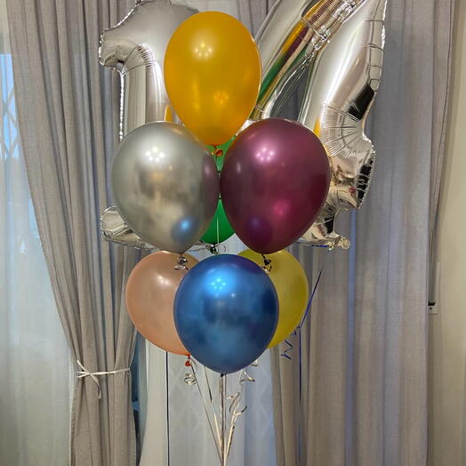 Globos colores 9 unidades