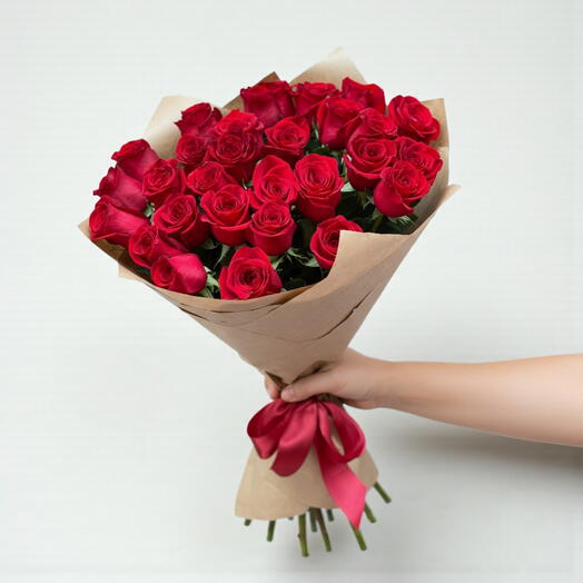 Ramo Pasion Roja – 25 Rosas Rojas Premium