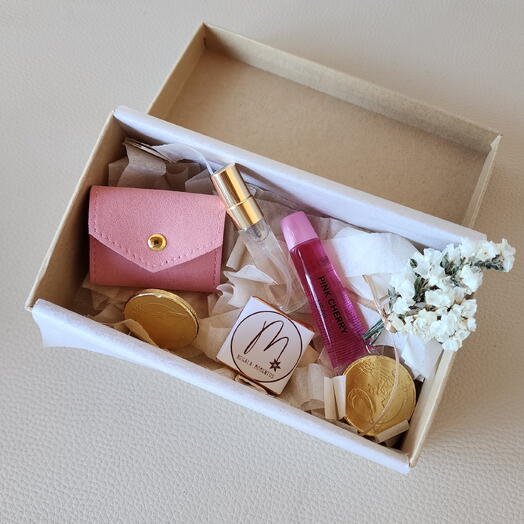 Pack de regalo mini para cartera - rosa
