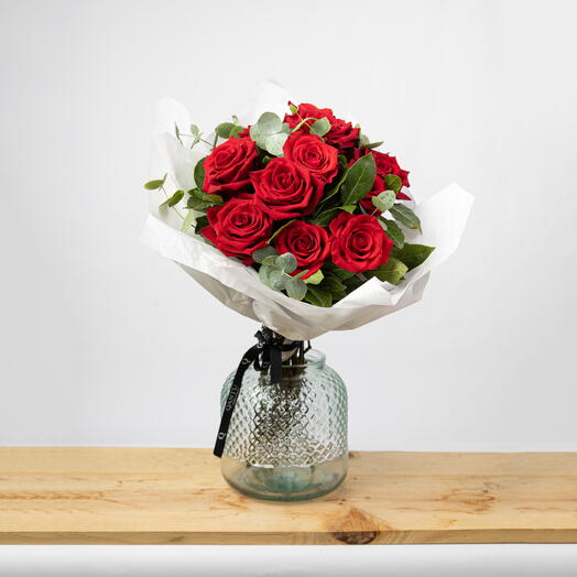 Rosas Rojas (NO INCLUYE JARRON )