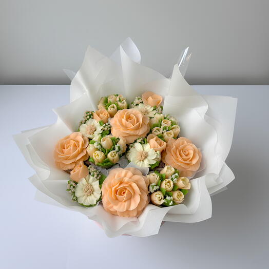 BouqCake Elegant Peach