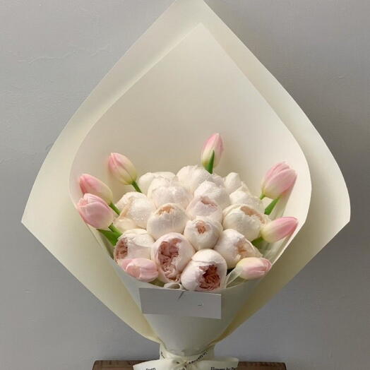 Я люблю тебя (15 пионов)