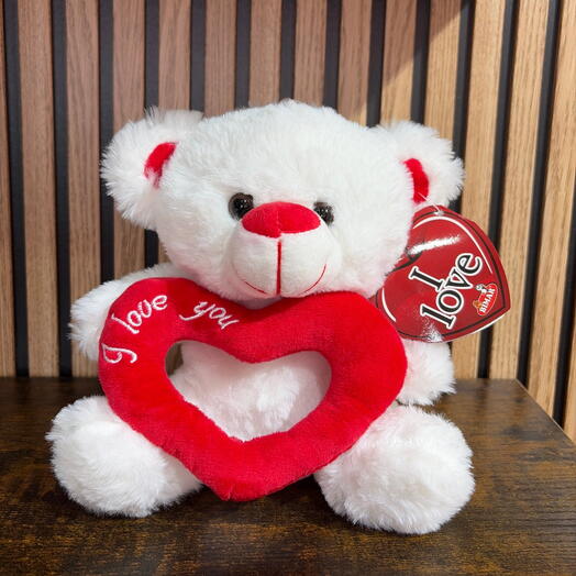 I Love You Teddy Bear 18cm