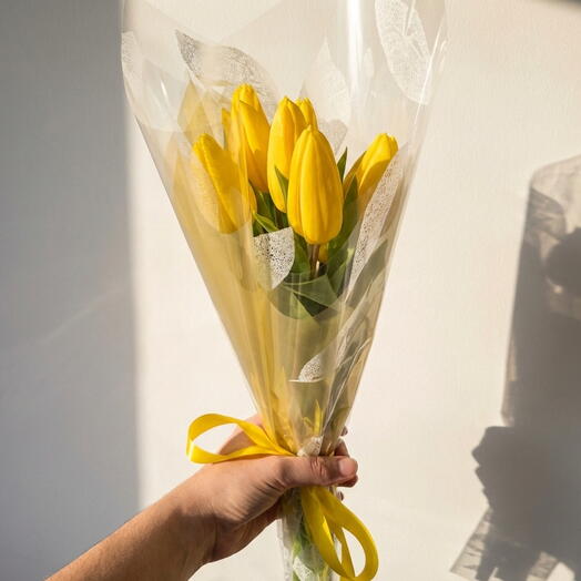 Ramo tulipanes amarillos