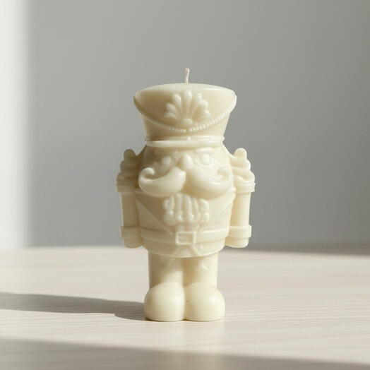 Soldado de plomo vela blanco