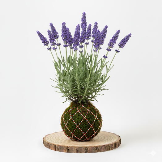 Kokedama Lavanda