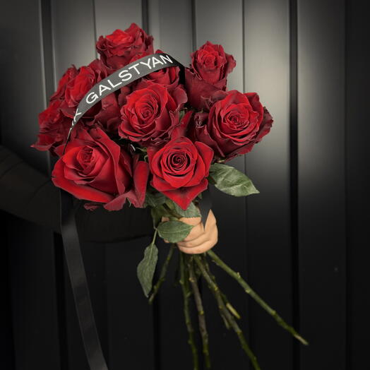 Ramo De Rosas Rojas 9 ud