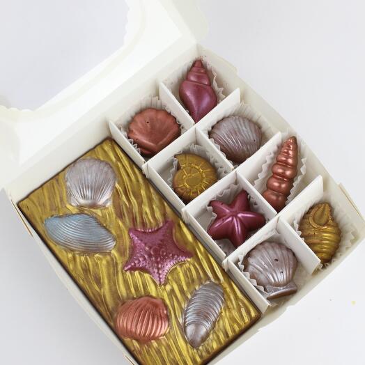 Seashells Milk Chocolate Set
