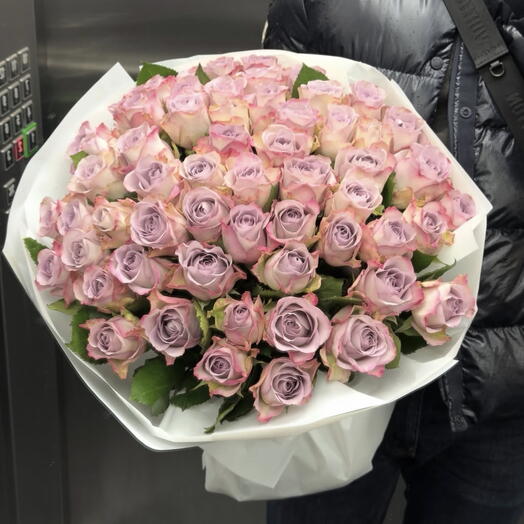 Ramo 50 rosas- Malva