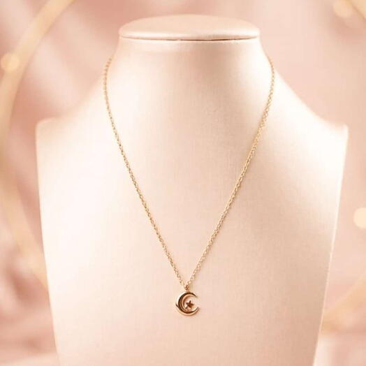 Cadena de Luna de acero inoxidable