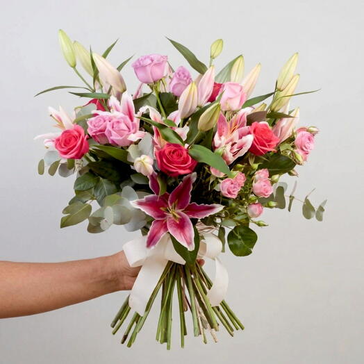 Ramo de flores con lilium