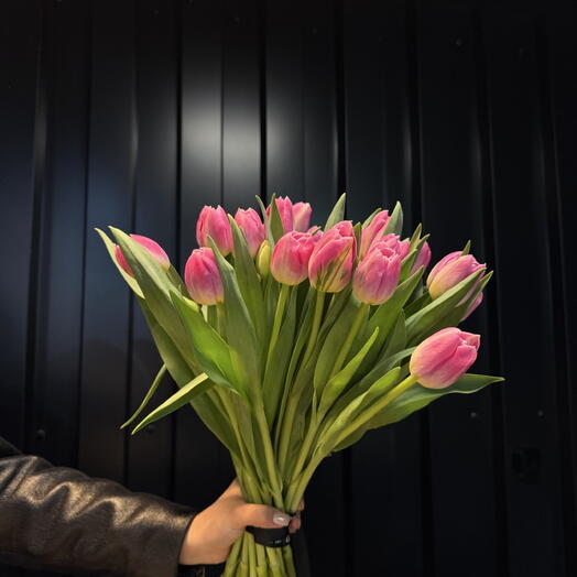 Tulipes roses, 21 pièces