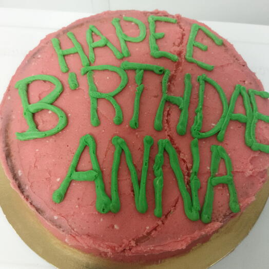 Pastel Harry P. Buttercream Rosa