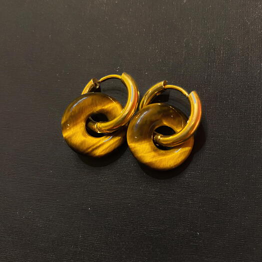 Pendientes Ojo de Tigre