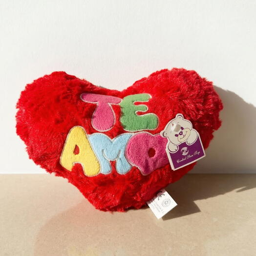 Peluche corazon Te Amo – Regalo romantico suave y original