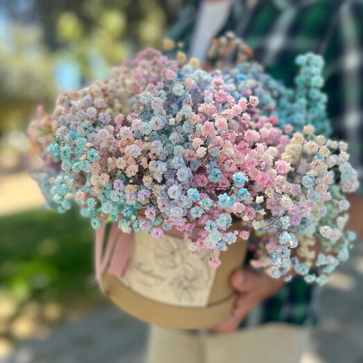 Райдужна коробка для капелюхів