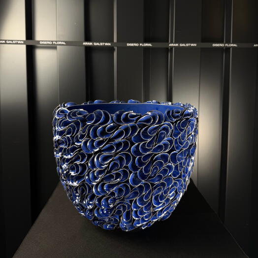 Maceta ceramica Hydrangea azul de ARAIK GALSTYAN