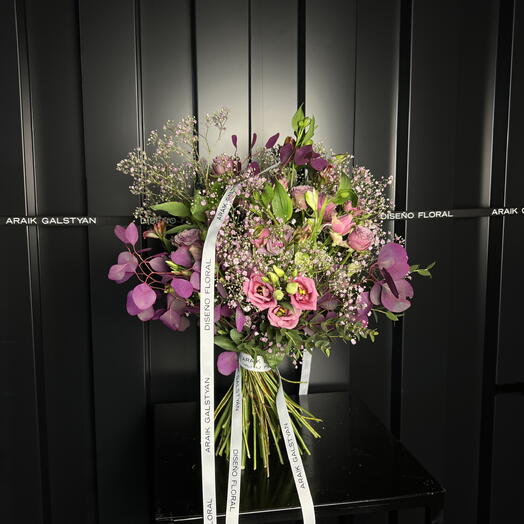 Designer Bouquet in Purple Tones