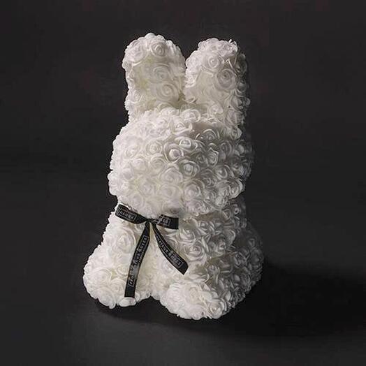 Flower bunny blanco