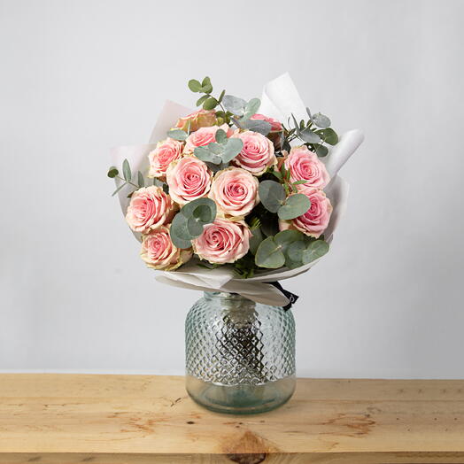 Rosas Rosa (NO INCLUYE JARRON )