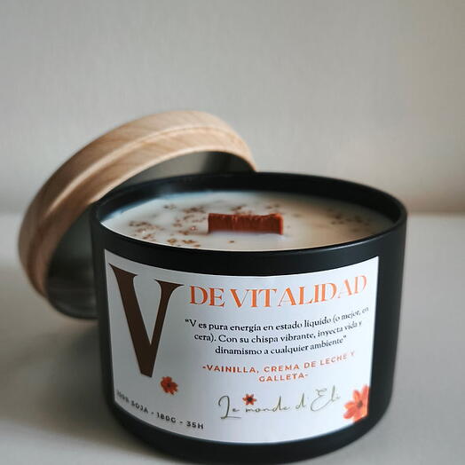 Vela aromatica V de Vitalidad 180g