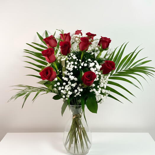 Ramo de 12 Rosas Rojas