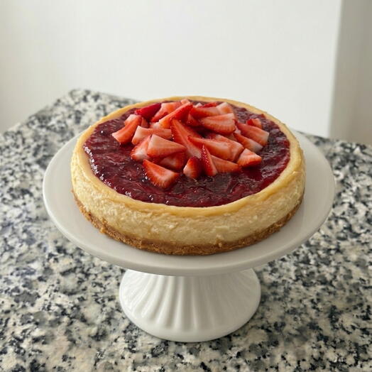 Grand cheesecake aux fruits rouges