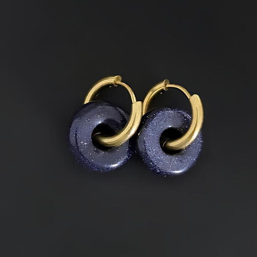 Pendientes Arenisca Azul