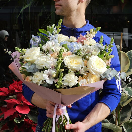 Ramo "Cielo de vainilla"