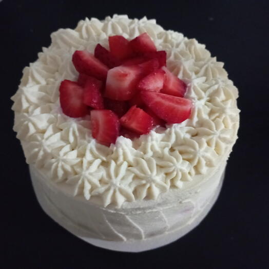 Bento cake de fresas