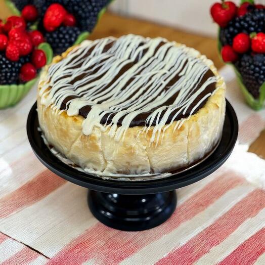 Cheesecake de chocolate blanco