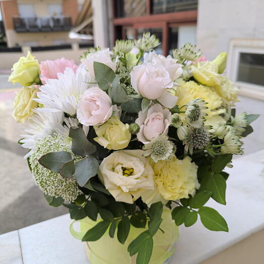 Flower box Sunny morning