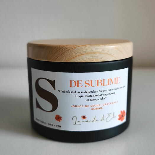 Vela aromatica S de Sublime 90g