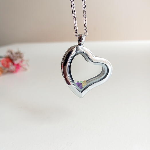 Colgante LOVE CRISTAL Relicario